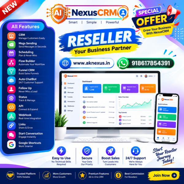 Reseller Ai NexusCRM Software