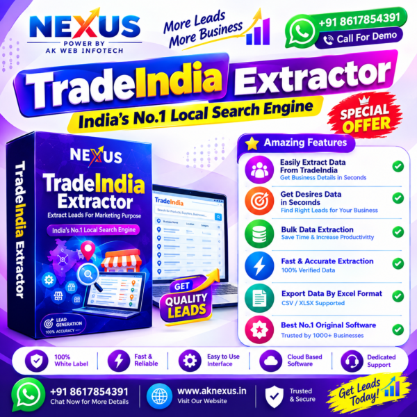 Tradeindia Lead Extractor