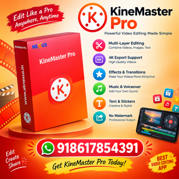 Kinemaster Pro Mobile App