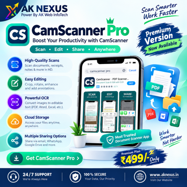 CamScanner Pro Mobile App