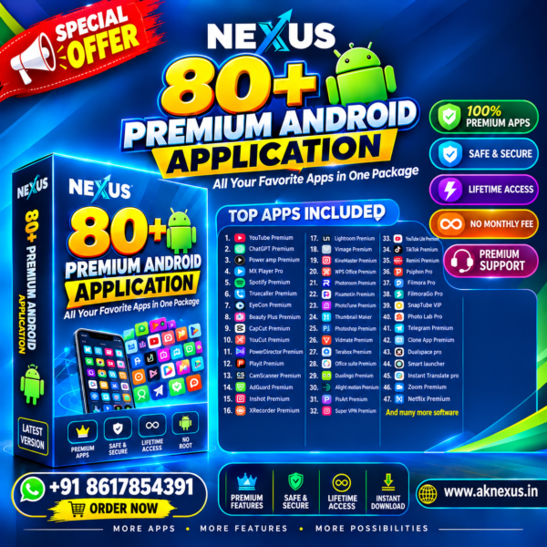 80+ Premium Android Software
